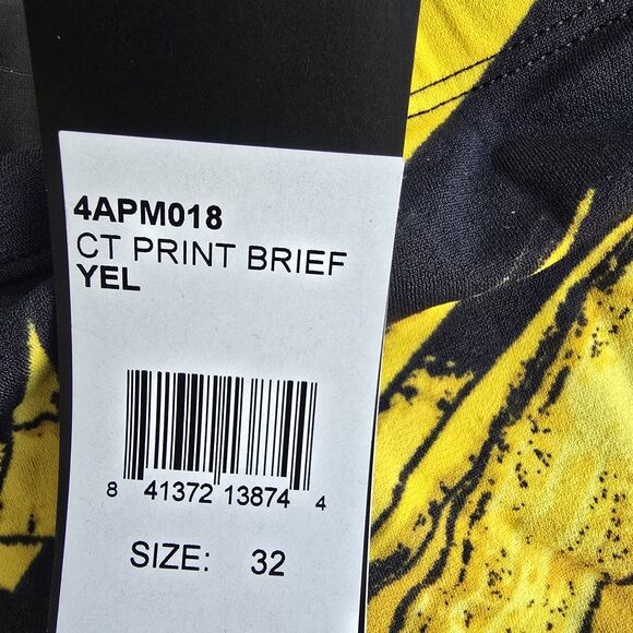 Adidas Men's Supernova Infinitex Plus Swim Racer Brief Gold/black Size 32 New - Picture 4 of 4